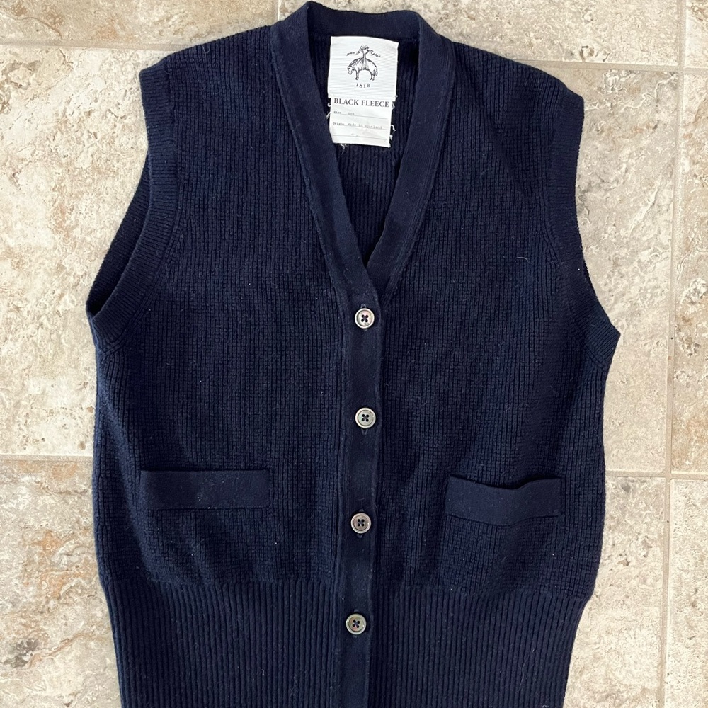 Brooks Brothers 100% cashmere sweater vest, new